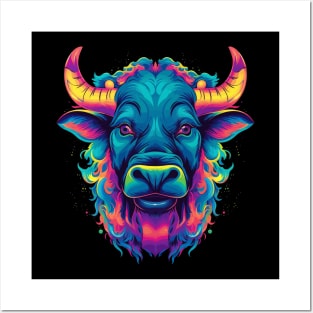 Water Buffalo Smiling Posters and Art